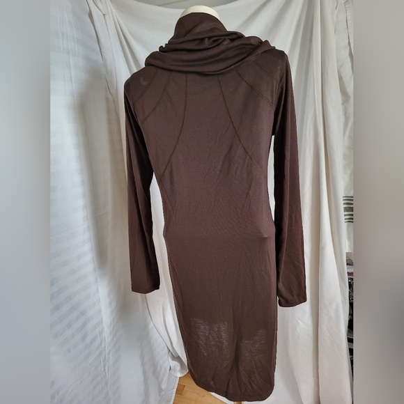 Lole Brown Long Sleeve Cowl Neck Dress, Size 3 ( See Messurements) - Picture 2 of 4